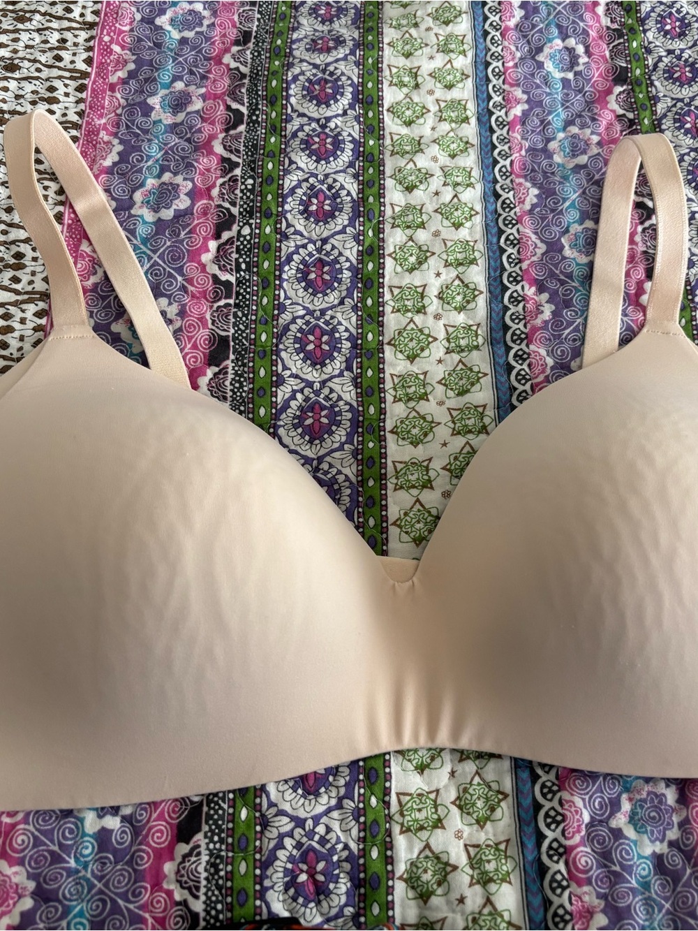 knix Beige Seamless T-Shirt Bra